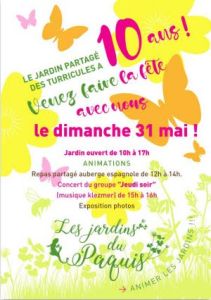 Fête au jardin partagé des Turricules